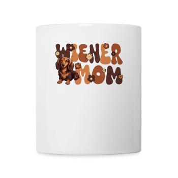 Dachshund Groovy Viennese Mom - Mug - white - Front