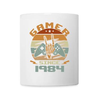 Gamer seit 1984 - Gaming Geburtstagsgeschenk 1984 - Tasse - Weiß - Vorne