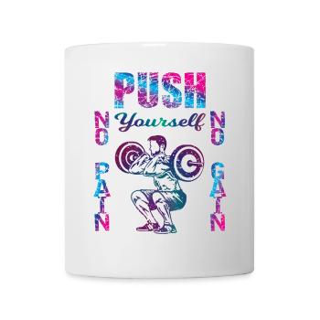 Fitness Gym Musculation Poussez-vous - Mug blanc - blanc - Devant