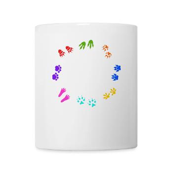 against racism, against the right, against Nazis, love - Mug - white - Front