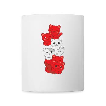 Österreich flagge Katze deutsch Österreich Katzen - Tasse - Weiß - Vorne
