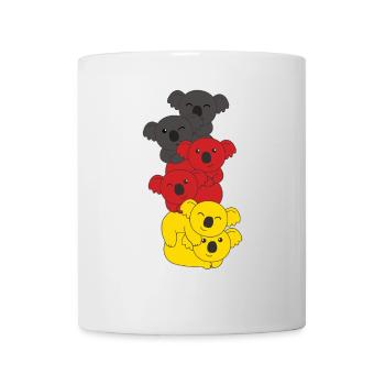 German flag Koala German Germany - Mug - white - Front