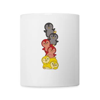 German flag Penguin German Germany - Mug - white - Front