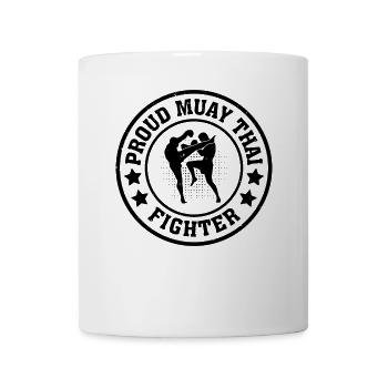 Fier combattant de Muay Thai - Combattant de Muay Thai - Mug blanc - blanc - Devant