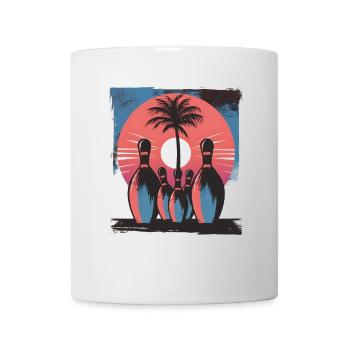 Bowling - Tasse - Weiß - Vorne
