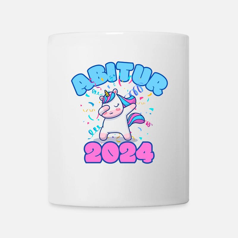 Abitur 2024: Dabbing unicorn for graduation! - Mug - white