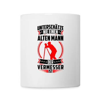 Arpenteur Vieil Homme Arpenteur - Mug blanc - blanc - Devant