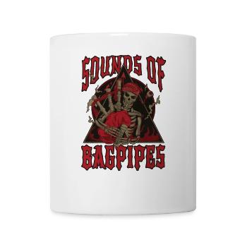 Son de cornemuse écossaise - Mug blanc - blanc - Devant