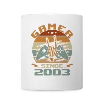Gamer seit 2003 - Gaming Geburtstagsgeschenk 2003 - Tasse - Weiß - Vorne