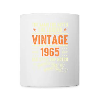 Cadeau Anniversaire 1965 Vintage 1965 Millésime 1965 - Mug blanc - blanc - Devant