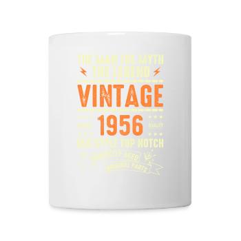 1956 Jubiläumsgeschenk Jahrgang 1956 Vintage 1956 - Tasse - Weiß - Vorne