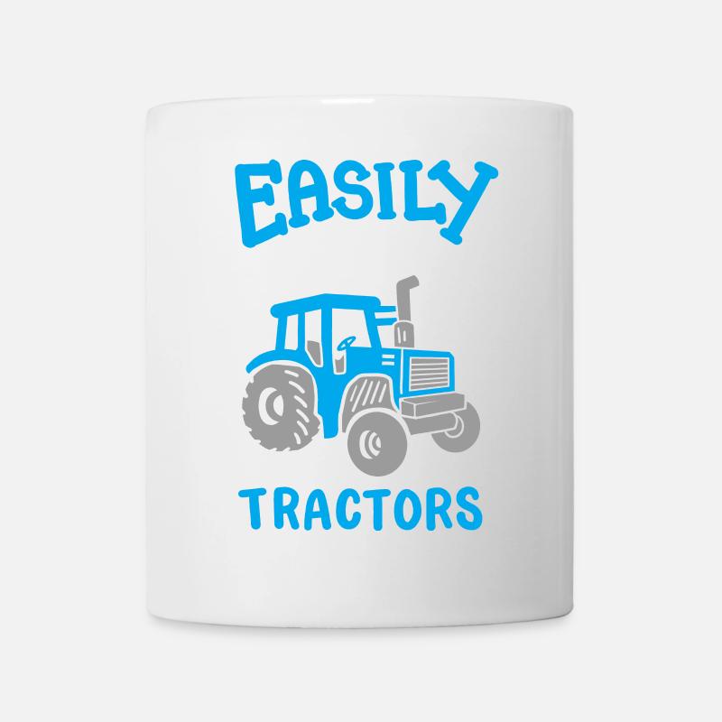 Traktor Bauer Landwirtschaft - Tasse - Weiß
