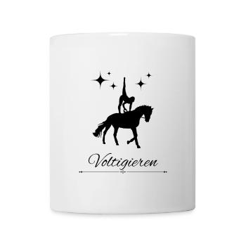 Voltigieren - Tasse - Weiß - Vorne