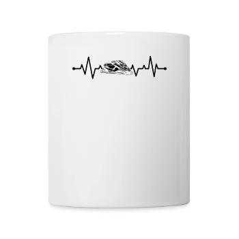 Jet Ski Heartbeat Jet Ski Lover Jet Skiing - Mug - white - Front