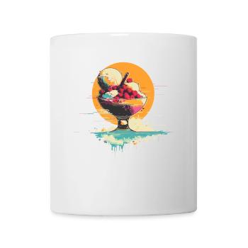 Eiscreme im Becher - Tasse - Weiß - Vorne