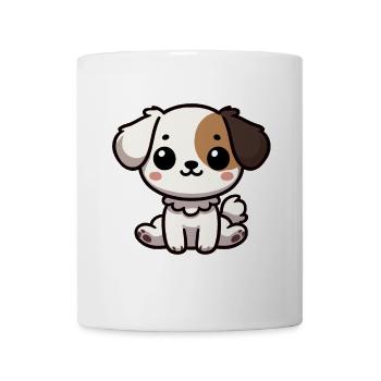 Adorable Kawaii Cartoon Puppy Cute Dog Lover Gift - Mug blanc - blanc - Devant