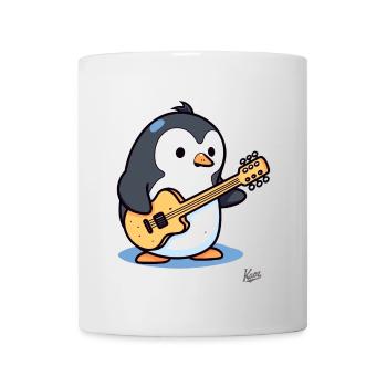 Music: Acoustic Guitar Player Penguin - Mug - white - Front