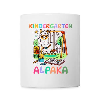 Cute Nursery Alpaca Kids Gift - Mug - white - Front