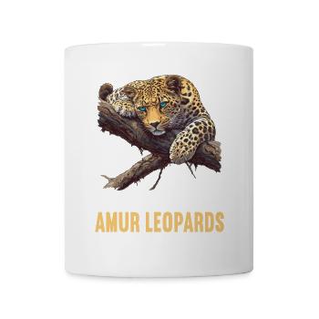 Amur Leopard Amurleoparden Amurleopard - Mug - white - Front