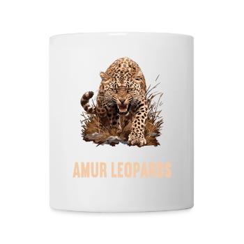 Amur Leopard Amurleoparden Amurleopard - Mug - white - Front