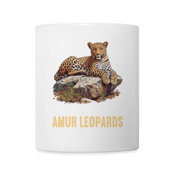Amur Leopard Amurleoparden Amurleopard - Mug - white - Front