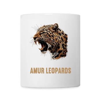 Amur Leopard Amurleoparden Amurleopard - Mug - white - Front