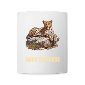 Amur Leopard Amurleoparden Amurleopard - Mug - white - Front