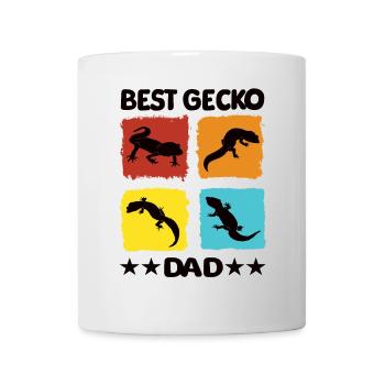 Meilleur papa gecko - Mug blanc - blanc - Devant