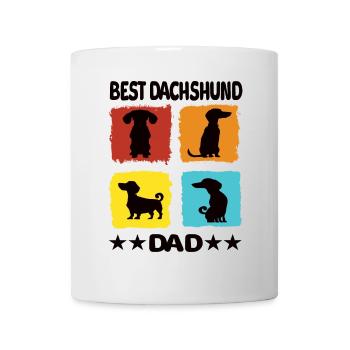 Best Dachshund Dad - Mug - white - Front