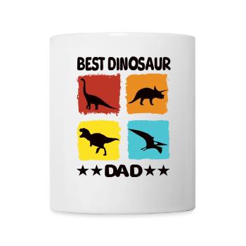Best Dinosaur Dad - Tasse - Weiß - Vorne
