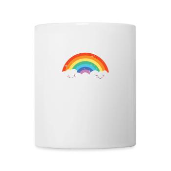 Gender Lesben, Schwule, Trans, Queer Regenbogen - Tasse - Weiß - Vorne
