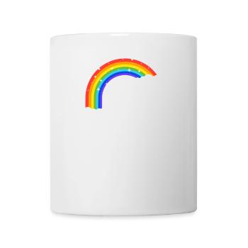 Gender Lesben, Schwule, Trans, Queer Regenbogen - Tasse - Weiß - Vorne