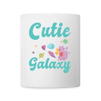 Galaktisch Süß: "Cutie of the Galaxy Mädchen, Girl - Tasse - Weiß - Vorne