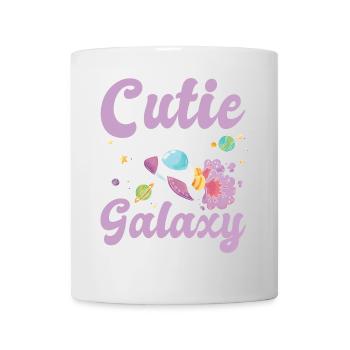 Galaktisch Süß: "Cutie of the Galaxy Mädchen, Girl - Tasse - Weiß - Vorne