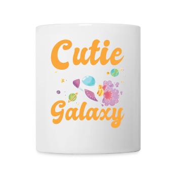 Galaktisch Süß: "Cutie of the Galaxy Mädchen, Girl - Tasse - Weiß - Vorne