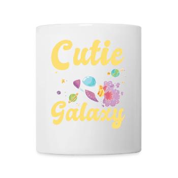 Galaktisch Süß: "Cutie of the Galaxy Mädchen, Girl - Tasse - Weiß - Vorne