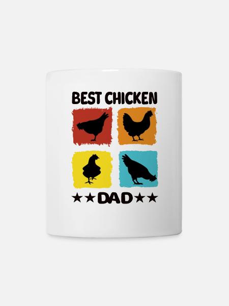 Meilleur papa poulet - Mug blanc - blanc