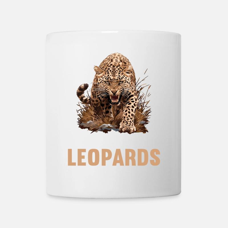 Leoparden Leopard - Tasse - Weiß