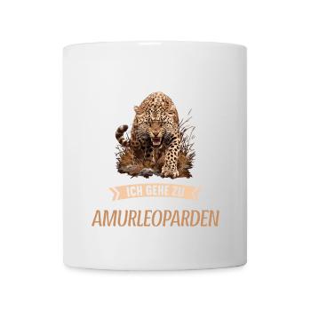 Amur Leopard Amurleoparden Amurleopard - Mug - white - Front