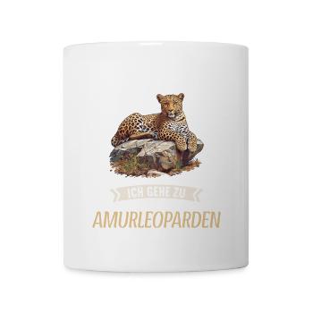 Amur Leopard Amurleoparden Amurleopard - Mug - white - Front