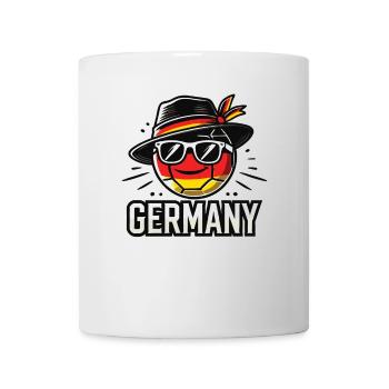 Soccer Ball with Germany Flag Funny Ball - Mug - white - Front