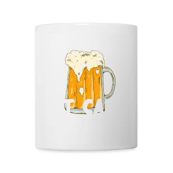 Es Kann Eskalieren Für Begeisterte Biertrinker - Tasse - Weiß - Vorne
