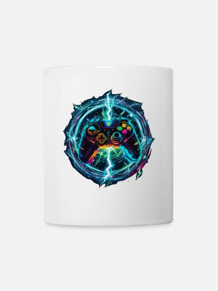 Galaktischer Gaming Controller - Tasse - Weiß