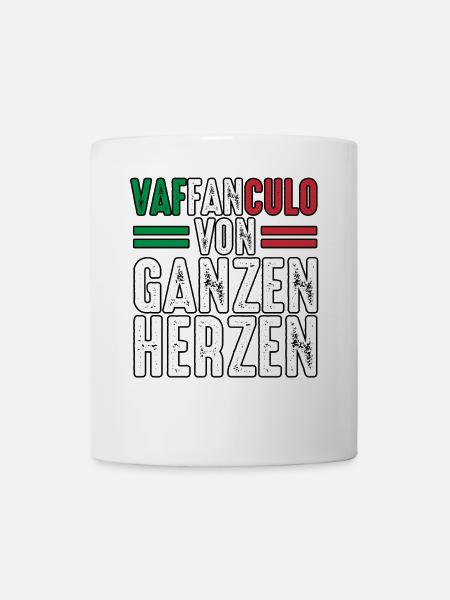 Italien Italiener Vaffanculo - Tasse - Weiß