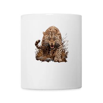 Leoparden Leopard - Mug - white - Front