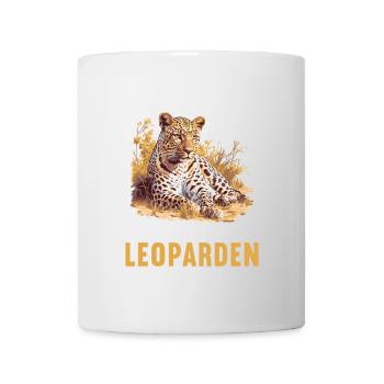 Leoparden Leopard - Mug - white - Front