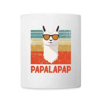 Funny Llama Dad Perfect Father's Day Design - Mug - white - Front