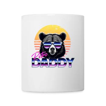 Rétro Daddy Vintage Dad Perfect Father’s Day Design - Mug blanc - blanc - Devant