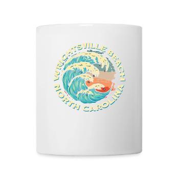 Wrightsville Beach, North Carolina - Tasse - Weiß - Vorne