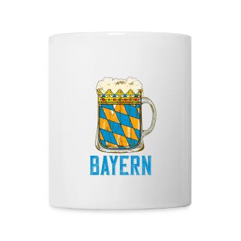 Saufstaat Bayern Für Begeisterte Biertrinker - Tasse - Weiß - Vorne